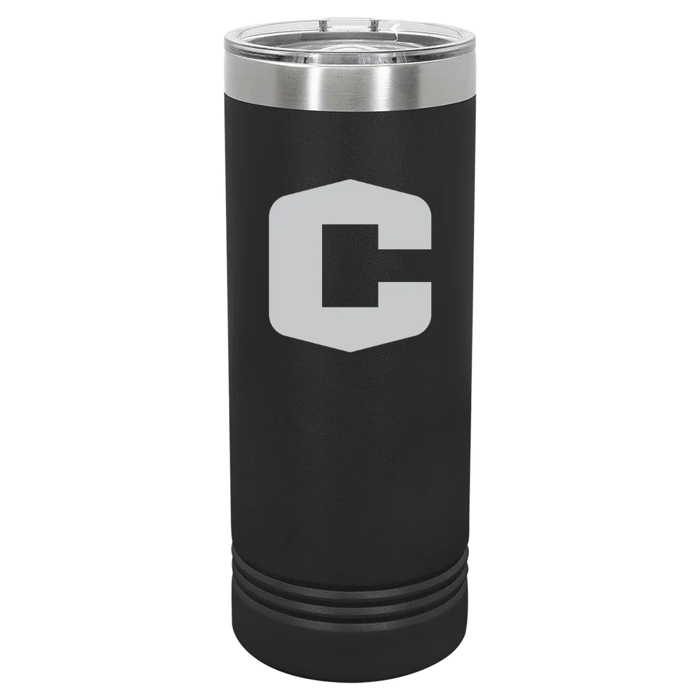 Central College (Iowa) Polar Camel 22 oz. Skinny Tumbler with Slider Lid