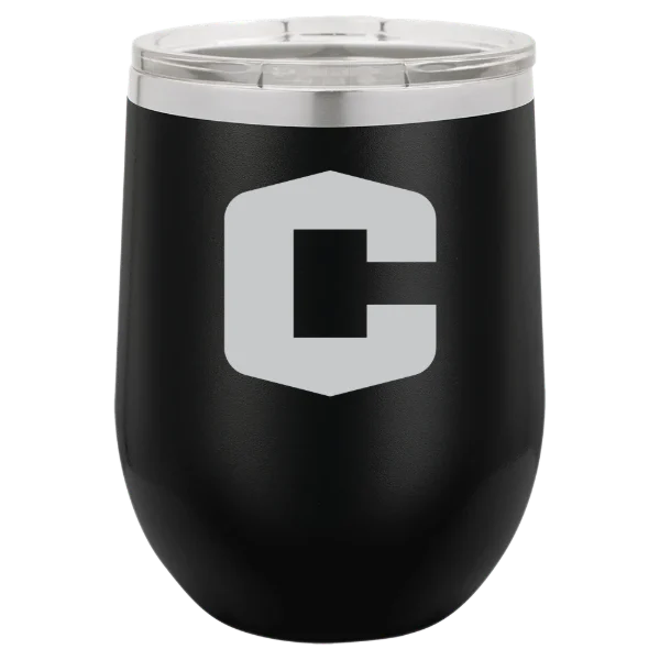 Central College (Iowa) Polar Camel 12 oz. Stemless Wine Tumbler