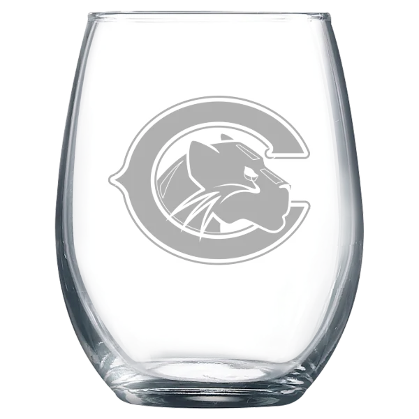 Chapman University Polar Camel 9 oz. Stemless Wine Glass
