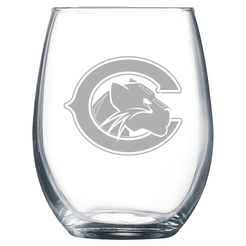 Chapman University Polar Camel 9 oz. Stemless Wine Glass