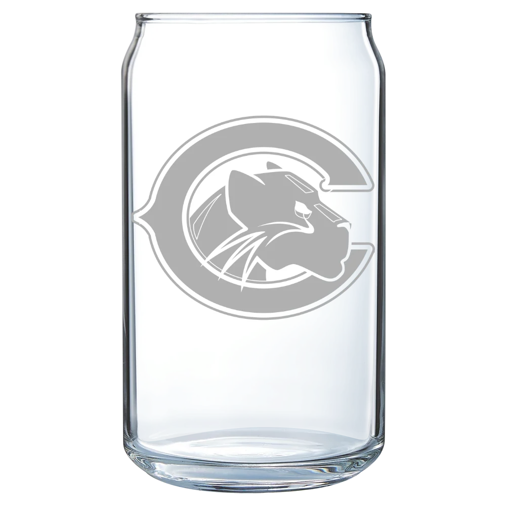 Chapman University Polar Camel 16 oz. Can Glass
