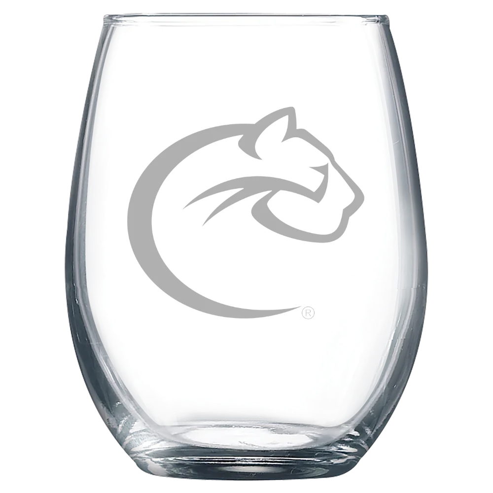 Chatham University Polar Camel 9 oz. Stemless Wine Glass