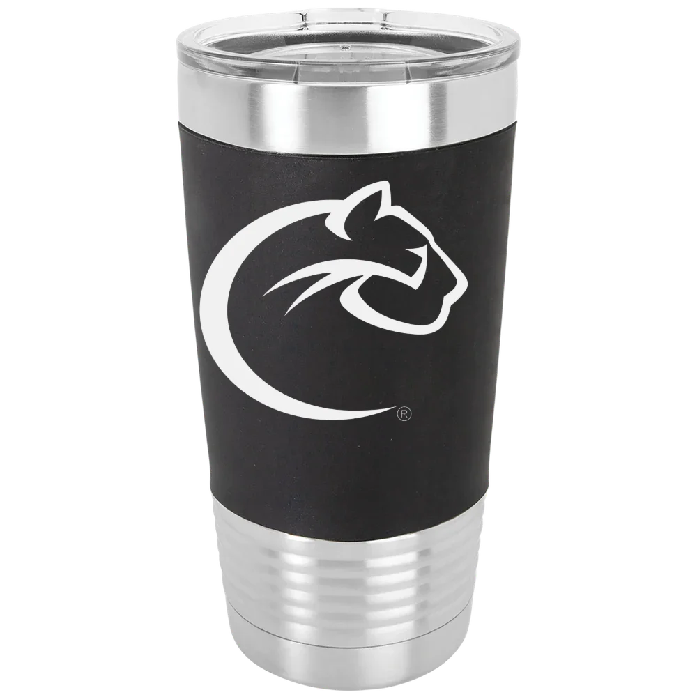 Chatham University Polar Camel 20 oz. Silicone Grip Tumbler with Standard Lid