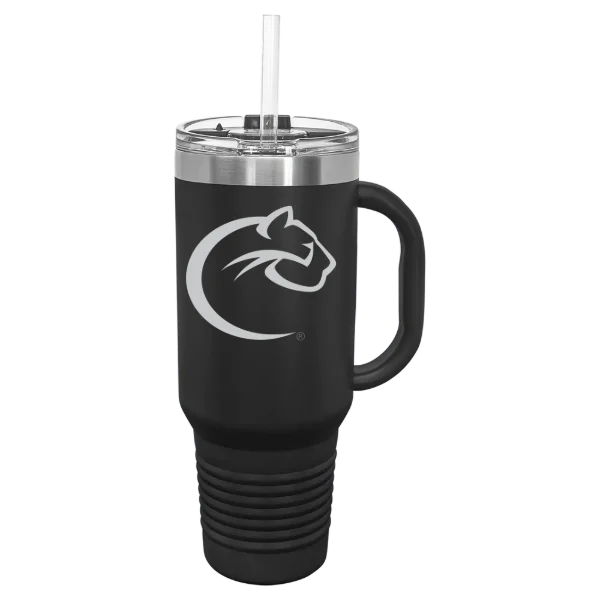 Chatham University Polar Camel 40 oz. Travel Mug with Snap Lid & Straw