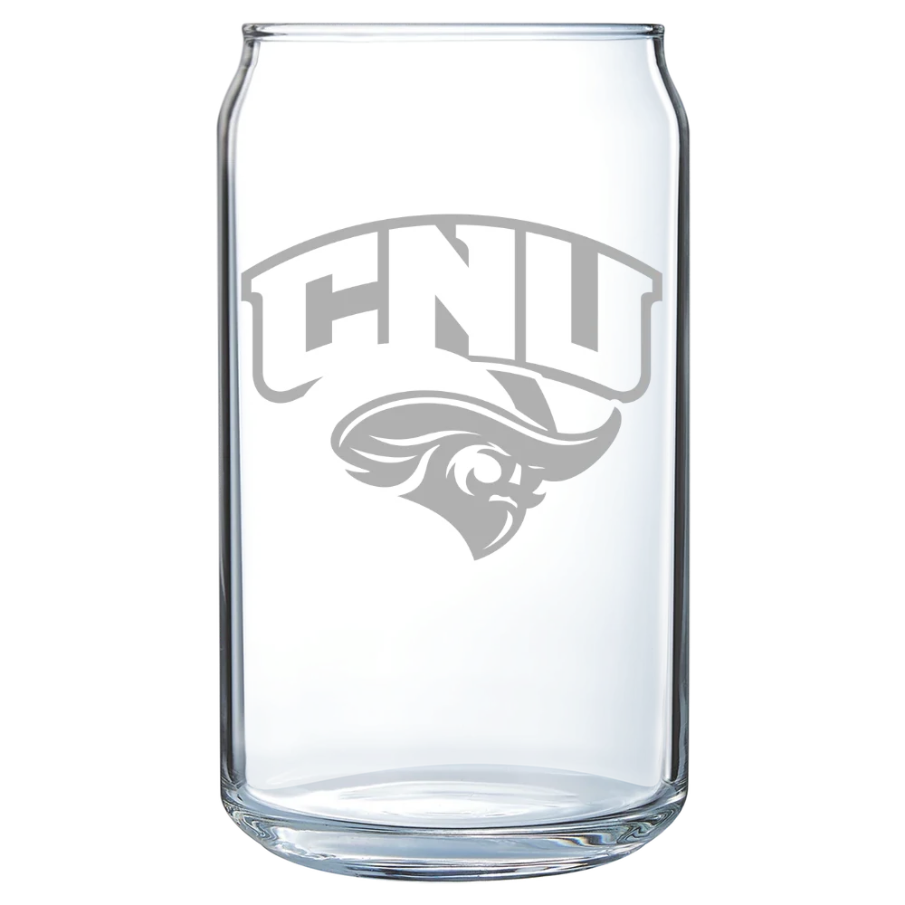 Christopher Newport University Polar Camel 16 oz. Can Glass