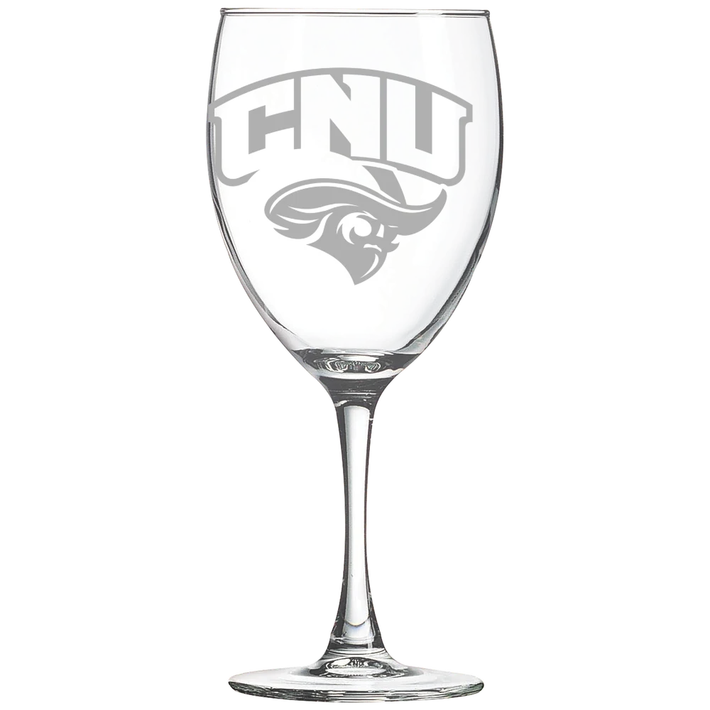 Christopher Newport University Polar Camel 10 1/2 oz. Wine Glass