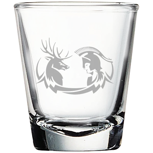 Claremont McKenna-Harvey Mudd-Scripps Colleges Polar Camel 1.7 oz. Shot Glass