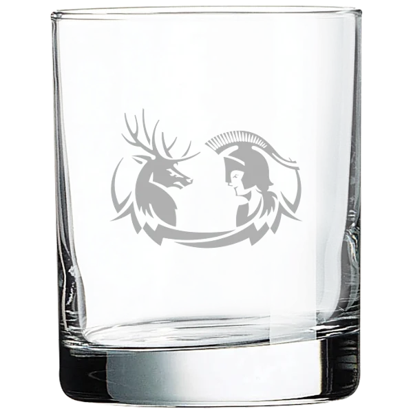 Claremont McKenna-Harvey Mudd-Scripps Colleges Polar Camel 10 1/2 oz. On The Rocks Glass