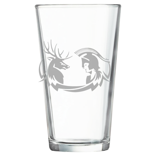 Claremont McKenna-Harvey Mudd-Scripps Colleges Polar Camel 16 oz. Pint Mixing Glass