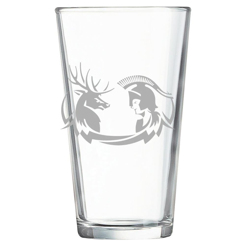 Claremont McKenna-Harvey Mudd-Scripps Colleges Polar Camel 16 oz. Pint Mixing Glass