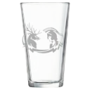 Claremont McKenna-Harvey Mudd-Scripps Colleges Polar Camel 16 oz. Pint Mixing Glass