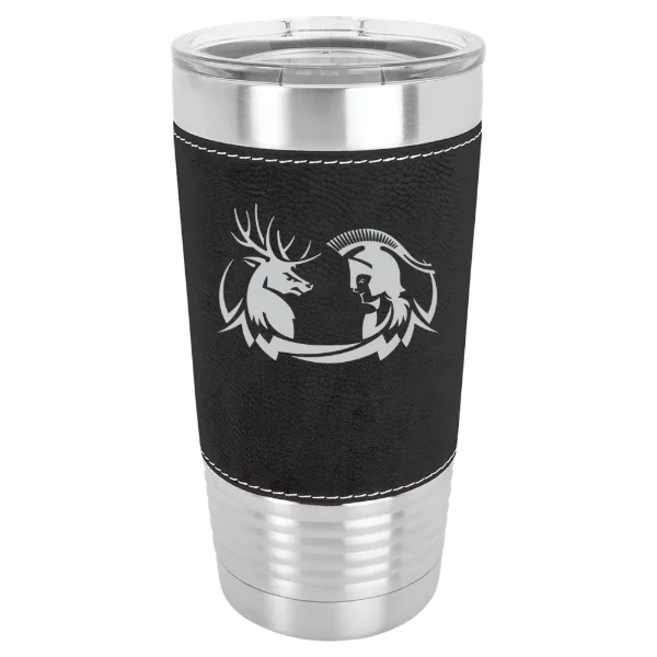 Claremont McKenna-Harvey Mudd-Scripps Colleges Polar Camel 20 oz. Leatherette Grip Tumbler with Standard Lid