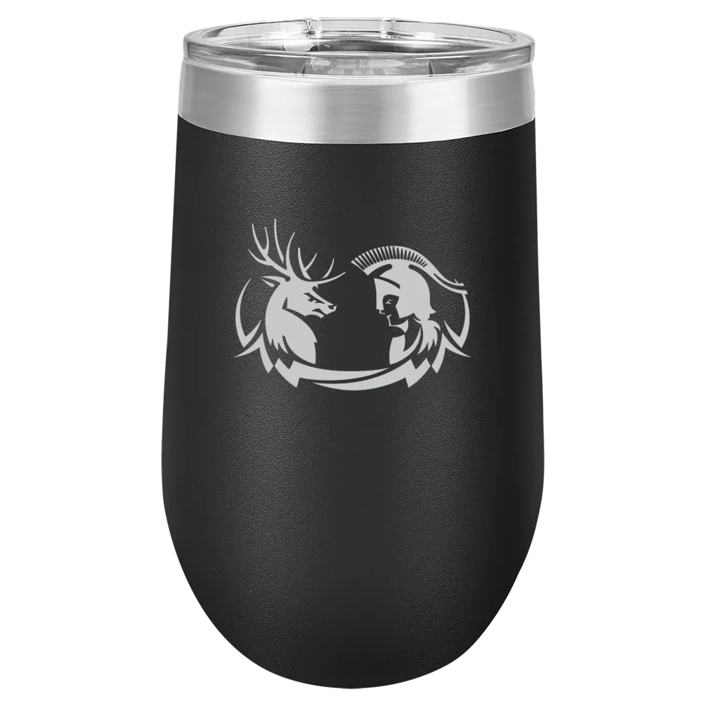 Claremont McKenna-Harvey Mudd-Scripps Colleges Polar Camel 16 oz. Stemless Wine Tumbler