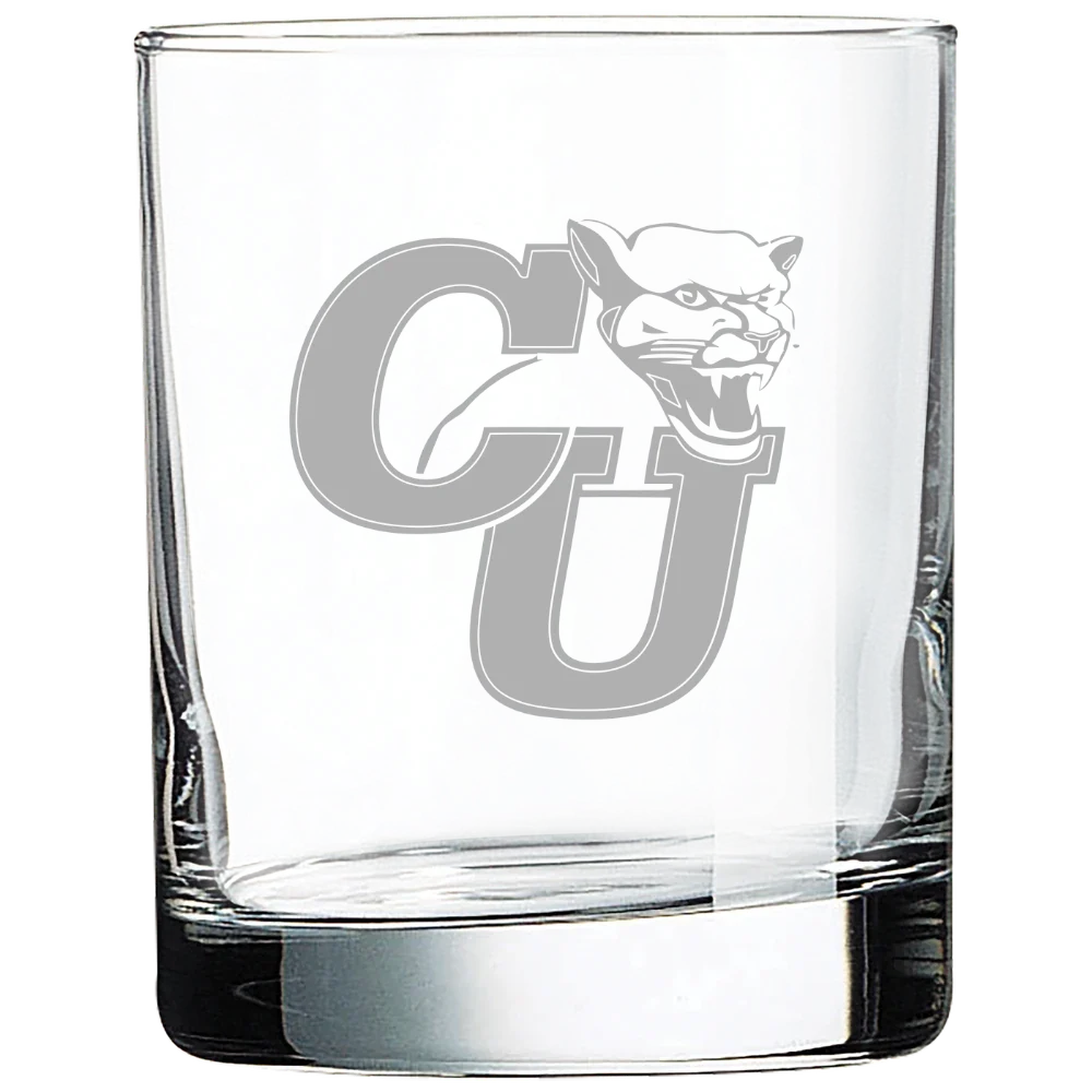 Clark University (Massachusetts) Polar Camel 10 1/2 oz. On The Rocks Glass