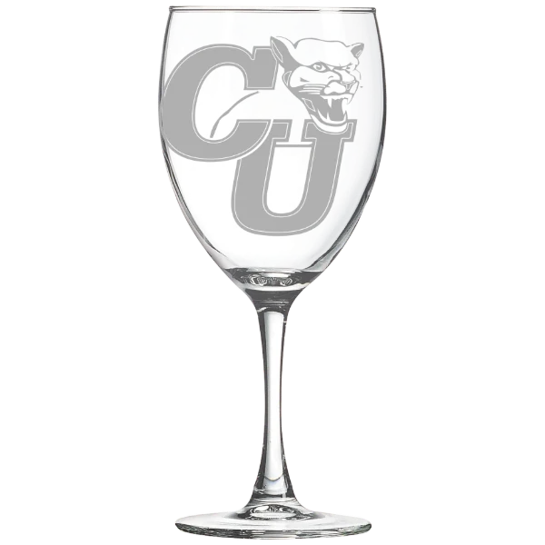 Clark University (Massachusetts) Polar Camel 10 1/2 oz. Wine Glass
