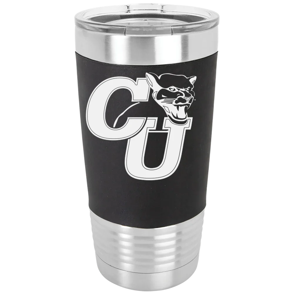 Clark University (Massachusetts) Polar Camel 20 oz. Silicone Grip Tumbler with Standard Lid