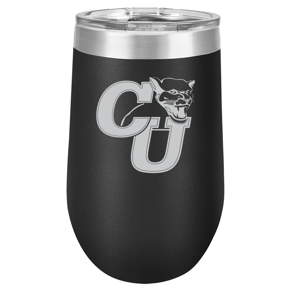 Clark University (Massachusetts) Polar Camel 16 oz. Stemless Wine Tumbler