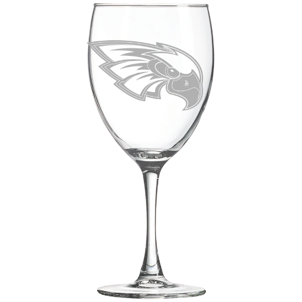 Coe College Polar Camel 10 1/2 oz. Wine Glass