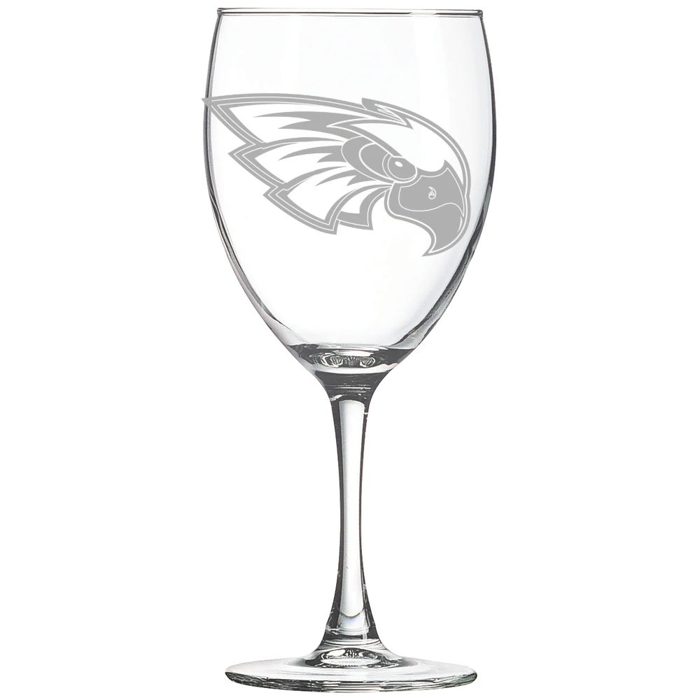 Coe College Polar Camel 10 1/2 oz. Wine Glass