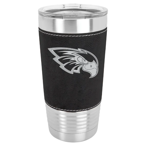 Coe College Polar Camel 20 oz. Leatherette Grip Tumbler with Standard Lid