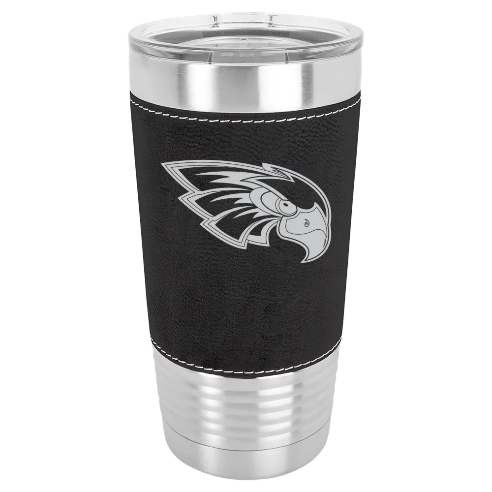 Coe College Polar Camel 20 oz. Leatherette Grip Tumbler with Standard Lid