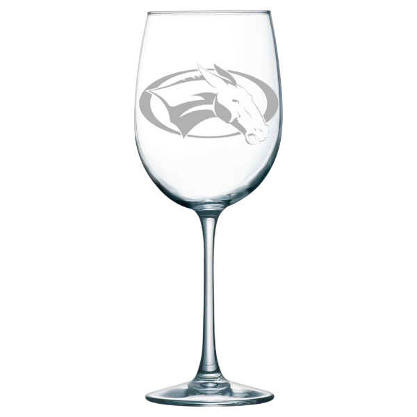 Colby College Polar Camel 19 oz. Wine Glass
