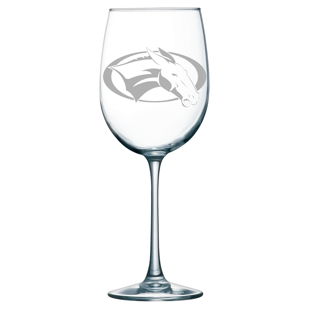 Colby College Polar Camel 19 oz. Wine Glass