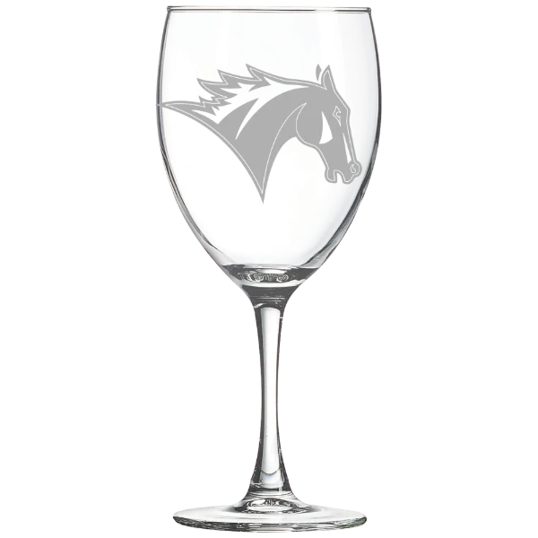 Colby-Sawyer College Polar Camel 10 1/2 oz. Wine Glass