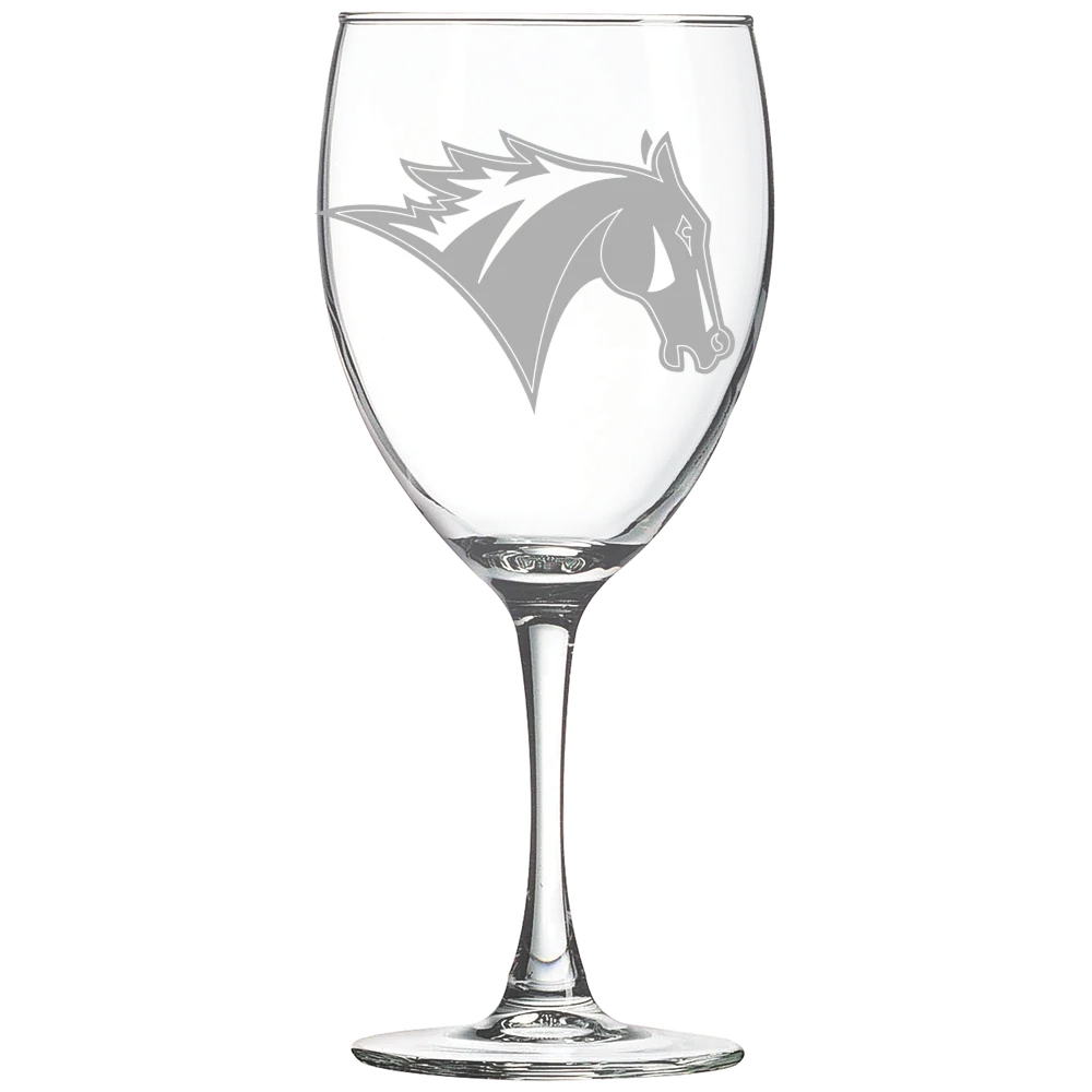 Colby-Sawyer College Polar Camel 10 1/2 oz. Wine Glass