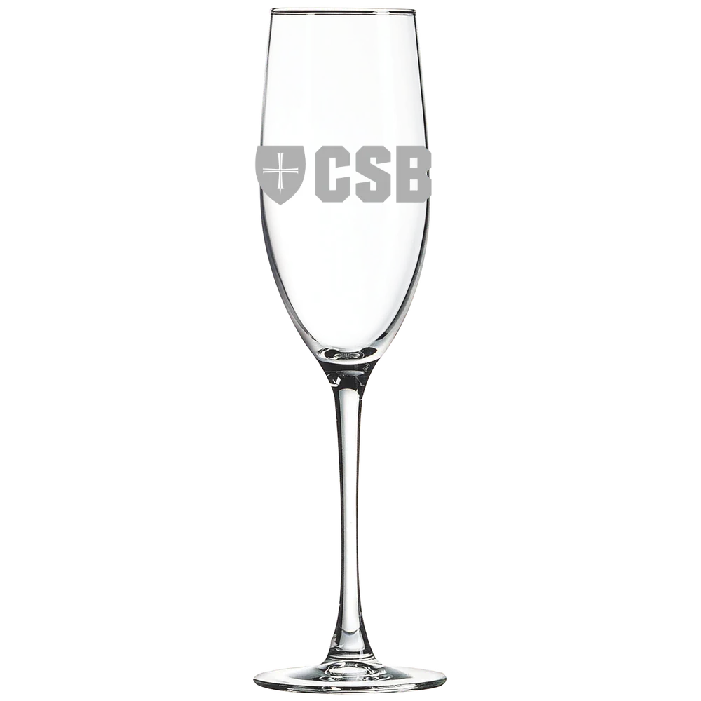 College of Saint Benedict Polar Camel 8 oz. Champagne Flute