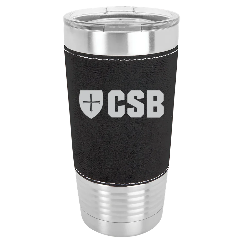 College of Saint Benedict Polar Camel 20 oz. Leatherette Grip Tumbler with Standard Lid