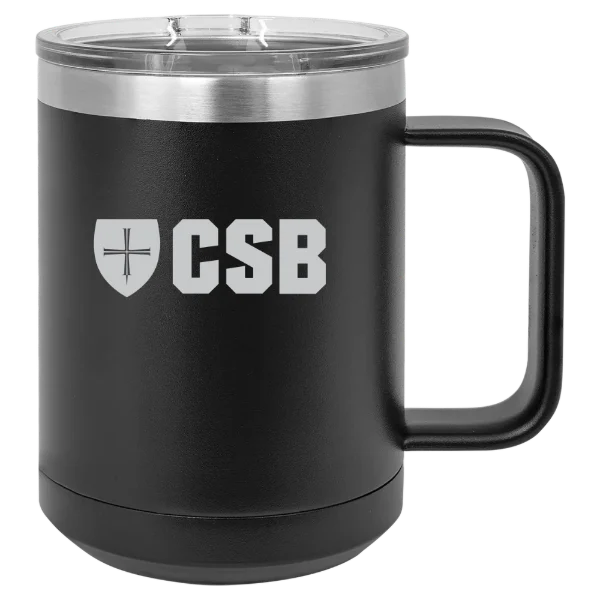 College of Saint Benedict Polar Camel 15 oz. Mug with Slider Lid