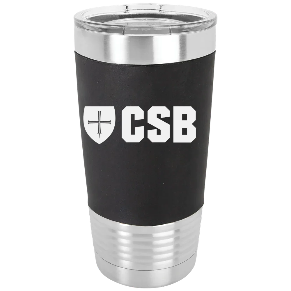 College of Saint Benedict Polar Camel 20 oz. Silicone Grip Tumbler with Standard Lid