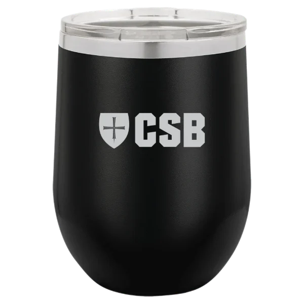 College of Saint Benedict Polar Camel 12 oz. Stemless Wine Tumbler
