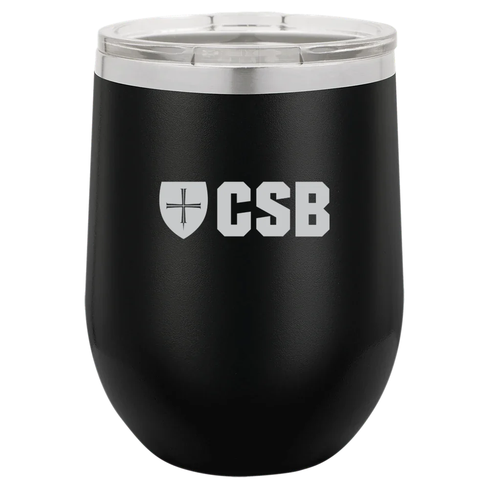 College of Saint Benedict Polar Camel 12 oz. Stemless Wine Tumbler
