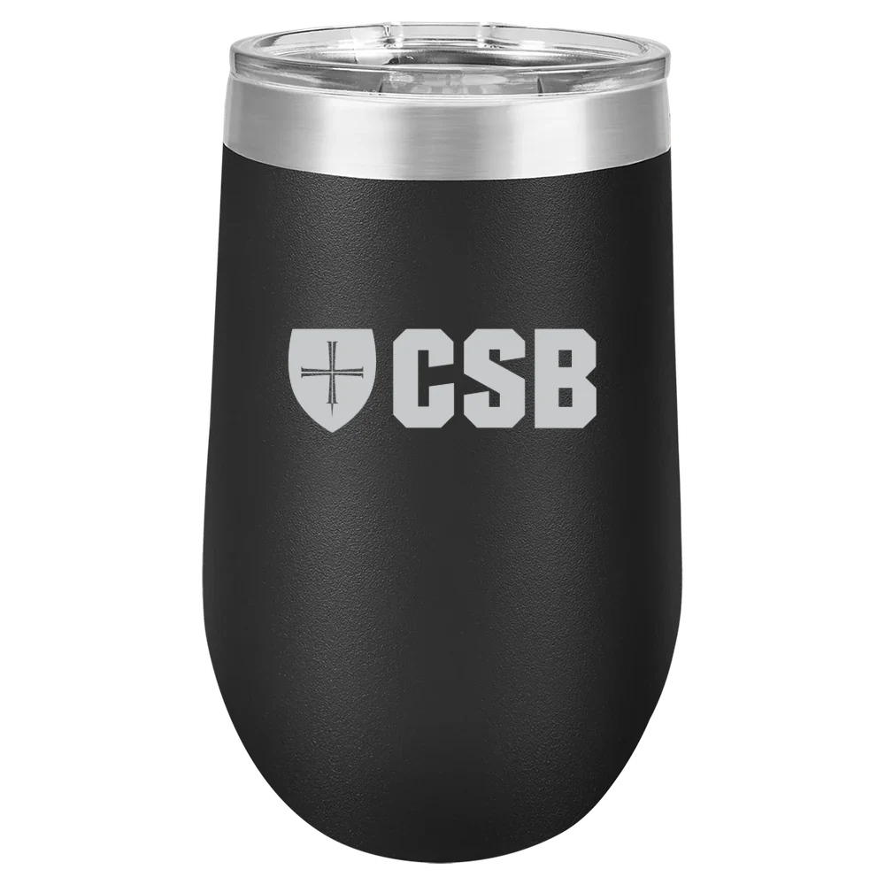 College of Saint Benedict Polar Camel 16 oz. Stemless Wine Tumbler