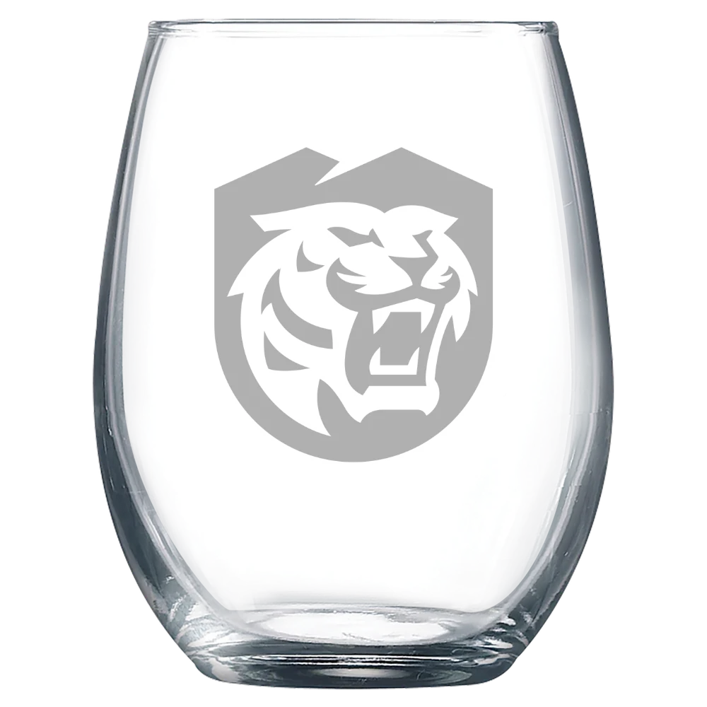 Colorado College Polar Camel 9 oz. Stemless Wine Glass