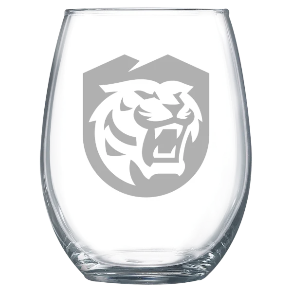 Colorado College Polar Camel 15 oz. Stemless Wine Glass