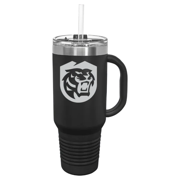 Colorado College Polar Camel 40 oz. Travel Mug with Snap Lid & Straw