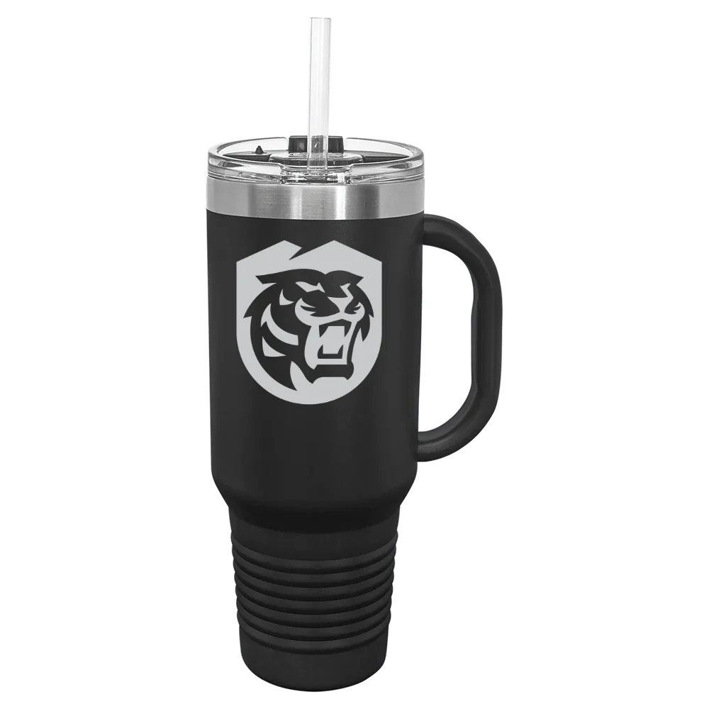 Colorado College Polar Camel 40 oz. Travel Mug with Snap Lid & Straw