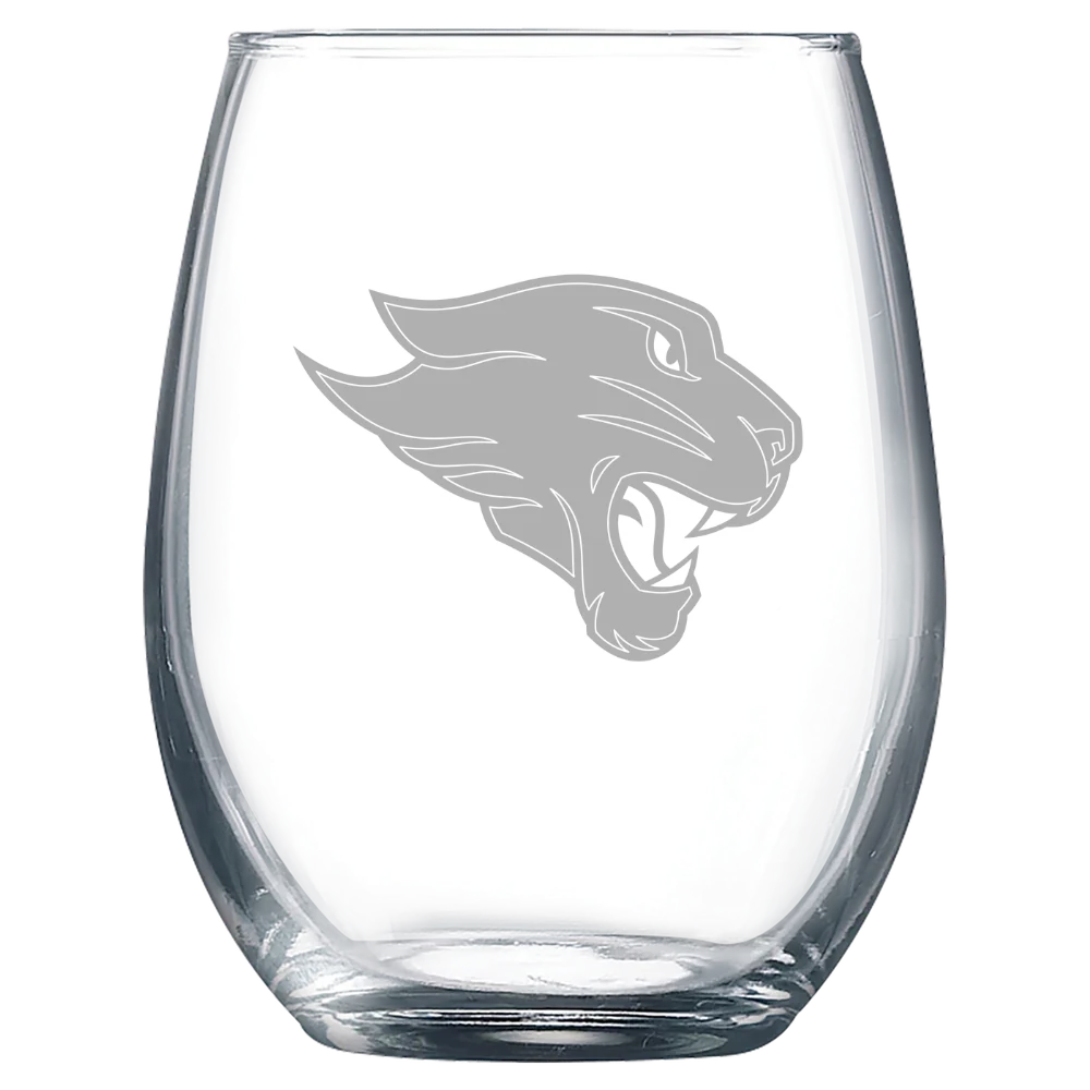 Concordia University Chicago Polar Camel 9 oz. Stemless Wine Glass