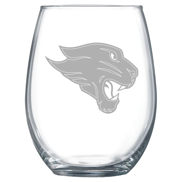 Concordia University Chicago Polar Camel 15 oz. Stemless Wine Glass