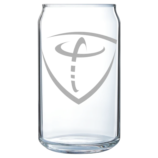 Concordia University Texas Polar Camel 16 oz. Can Glass