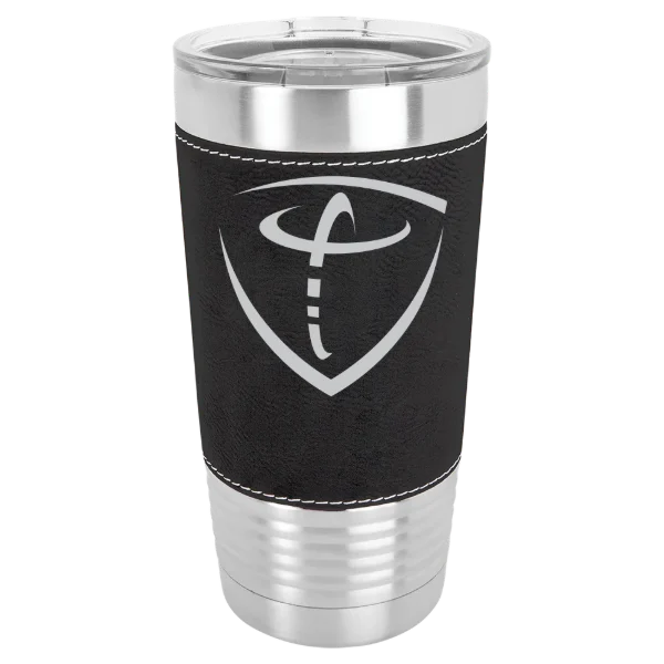 Concordia University Texas Polar Camel 20 oz. Leatherette Grip Tumbler with Standard Lid