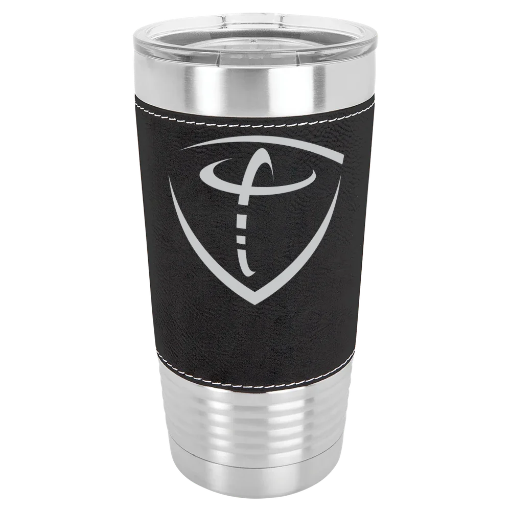 Concordia University Texas Polar Camel 20 oz. Leatherette Grip Tumbler with Standard Lid