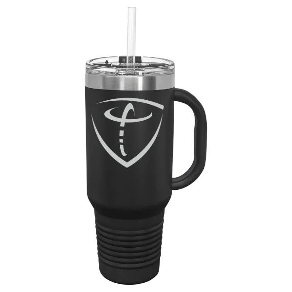 Concordia University Texas Polar Camel 40 oz. Travel Mug with Snap Lid & Straw