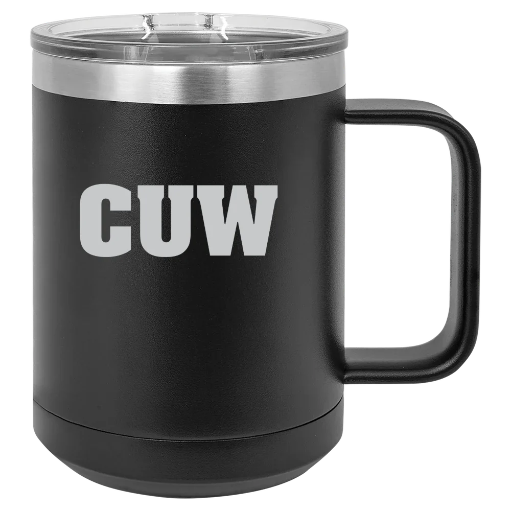 Concordia University Wisconsin Polar Camel 15 oz. Mug with Slider Lid