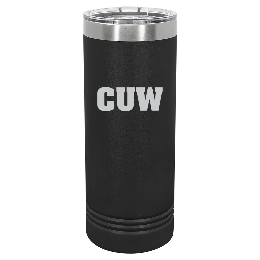 Concordia University Wisconsin Polar Camel 22 oz. Skinny Tumbler with Slider Lid