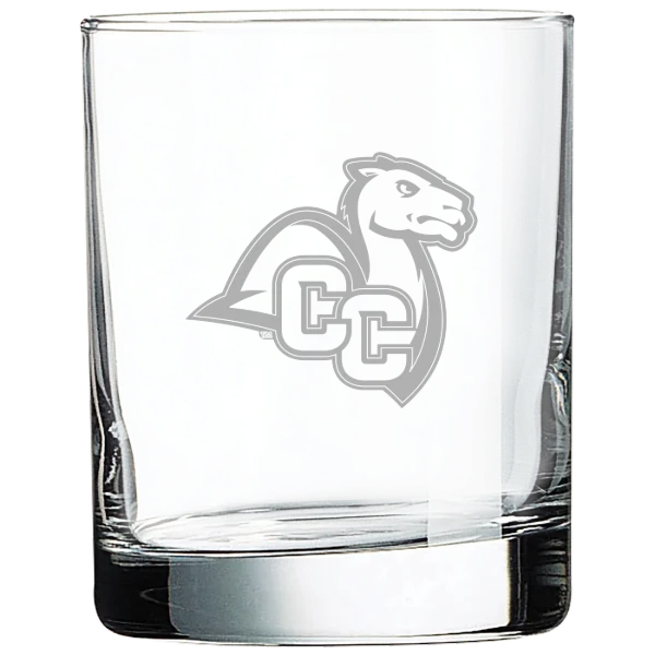 Connecticut College Polar Camel 10 1/2 oz. On The Rocks Glass