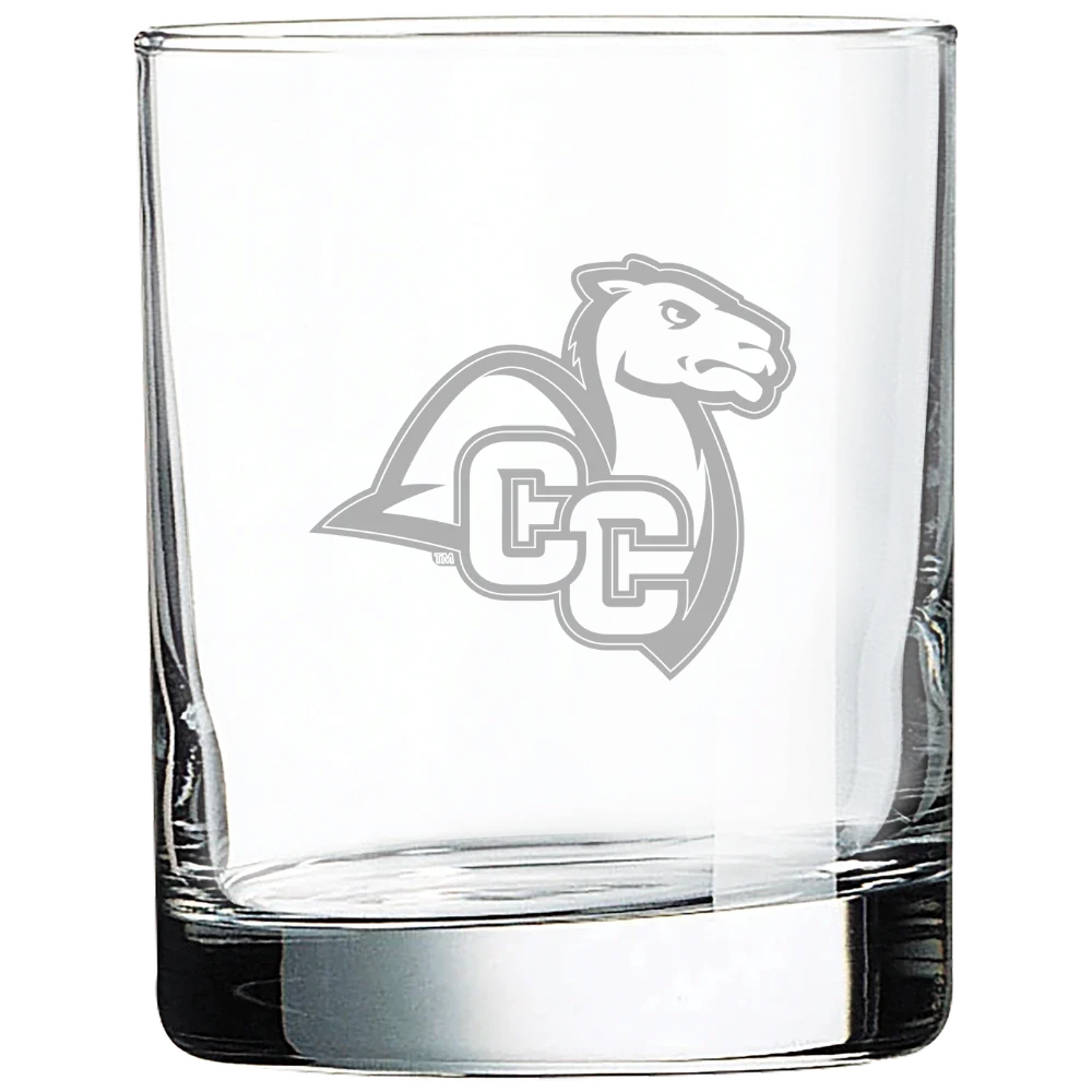 Connecticut College Polar Camel 10 1/2 oz. On The Rocks Glass